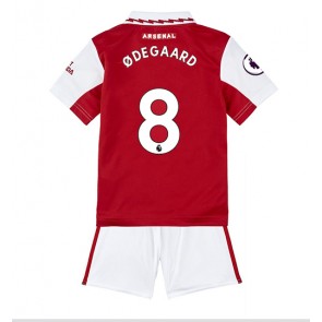 Arsenal Martin Odegaard #8 kläder Barn 2022-23 Hemmatröja Kortärmad (+ korta byxor)